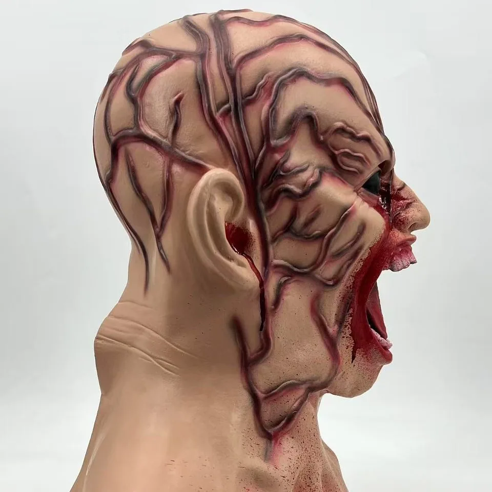 Halloween Sky Biochemical Vampire Zombie Mask Cross-Border Exclusive Masquerade Party Prop Demon Zombie Head 4