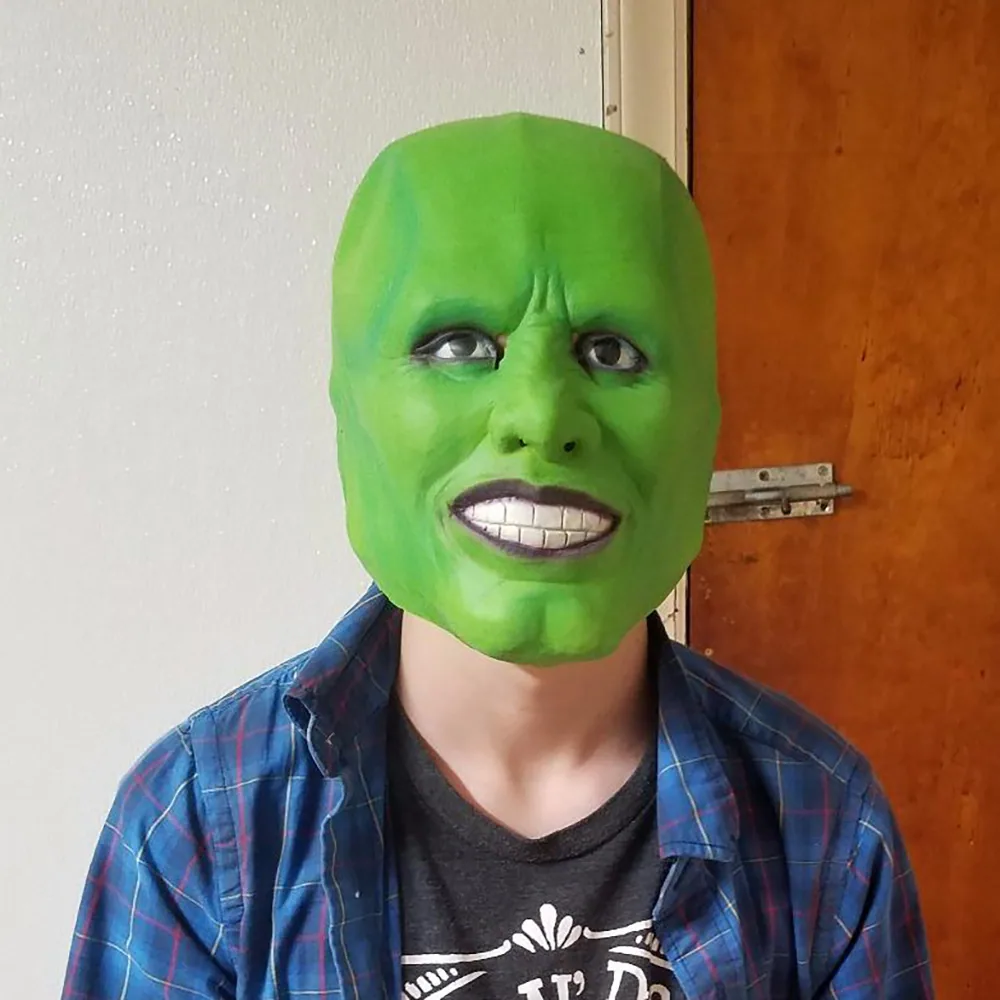 Amazon hot sale latex horror mask Halloween party cosplay monster in disguise Jenkin Carrey mask 6