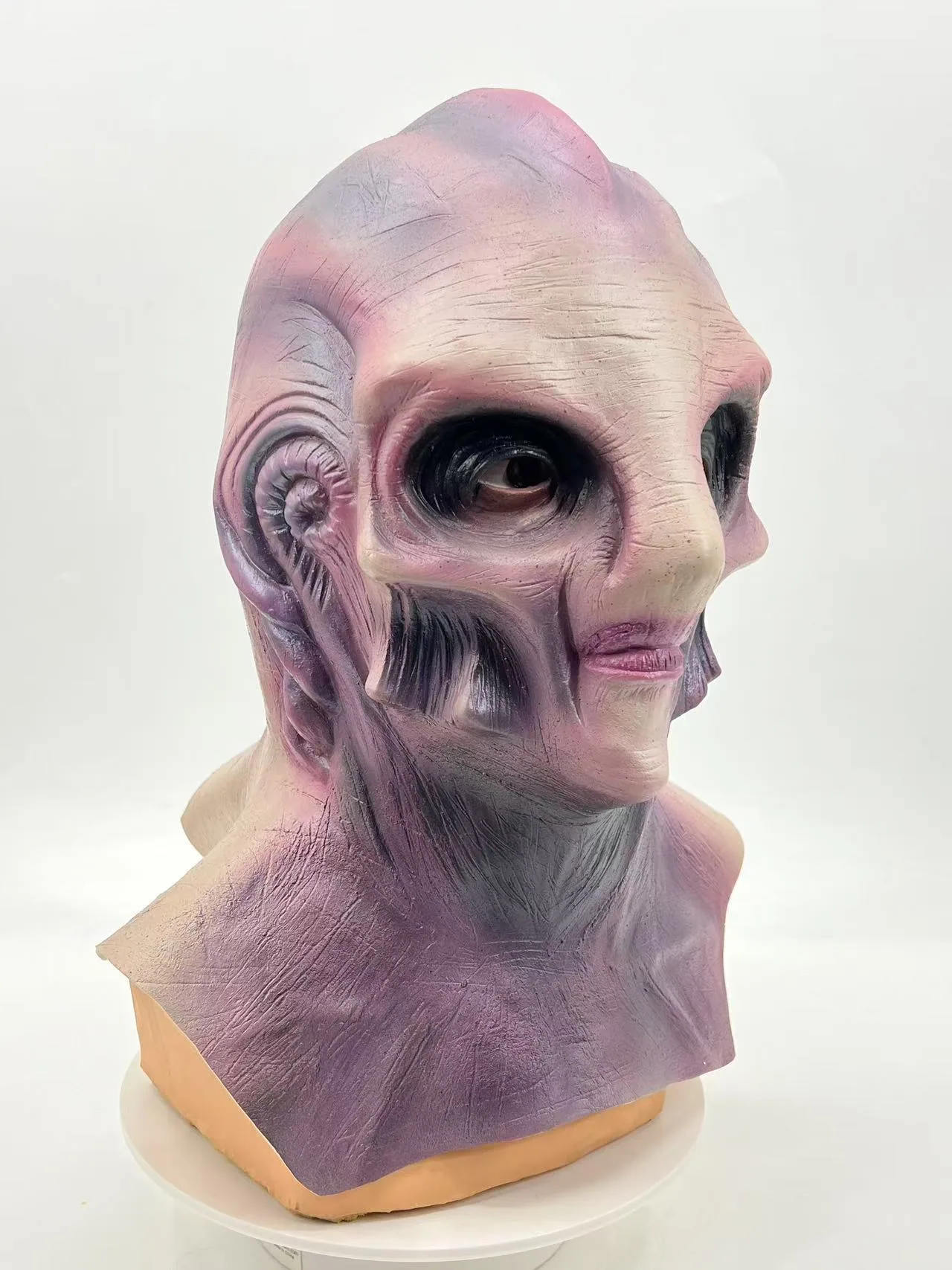 Factory direct sales Halloween horror blood mask rotten mouth grimace zombie zombie haunted house scare props 11