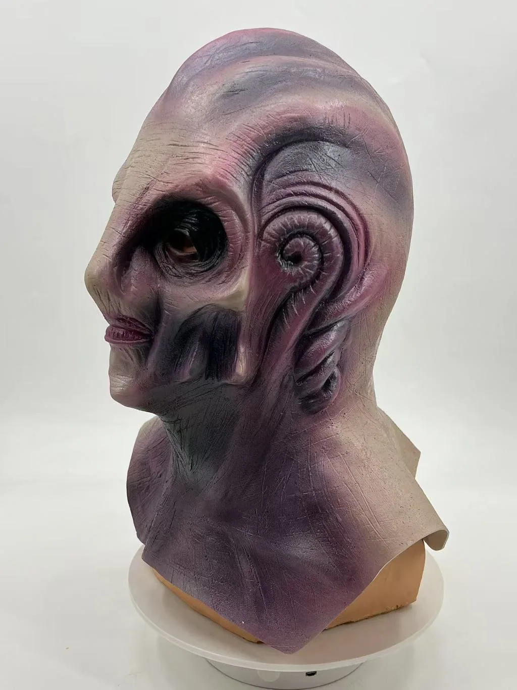Factory direct sales Halloween horror blood mask rotten mouth grimace zombie zombie haunted house scare props 8
