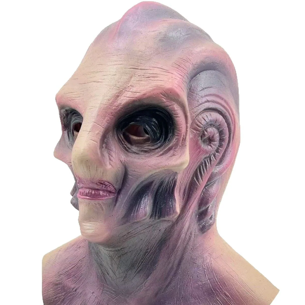 Factory direct sales Halloween horror blood mask rotten mouth grimace zombie zombie haunted house scare props 6