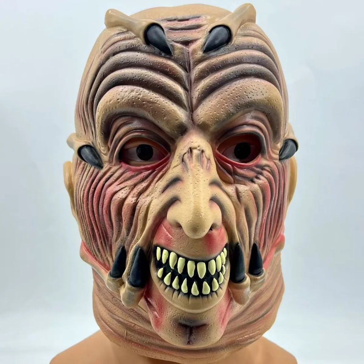 Halloween, Horror Prank, Prom, Movie Peripherals, Funny Devils, Hanging Eyes, Black Masks, Props, Masks, Headgear - Eyes Care 5