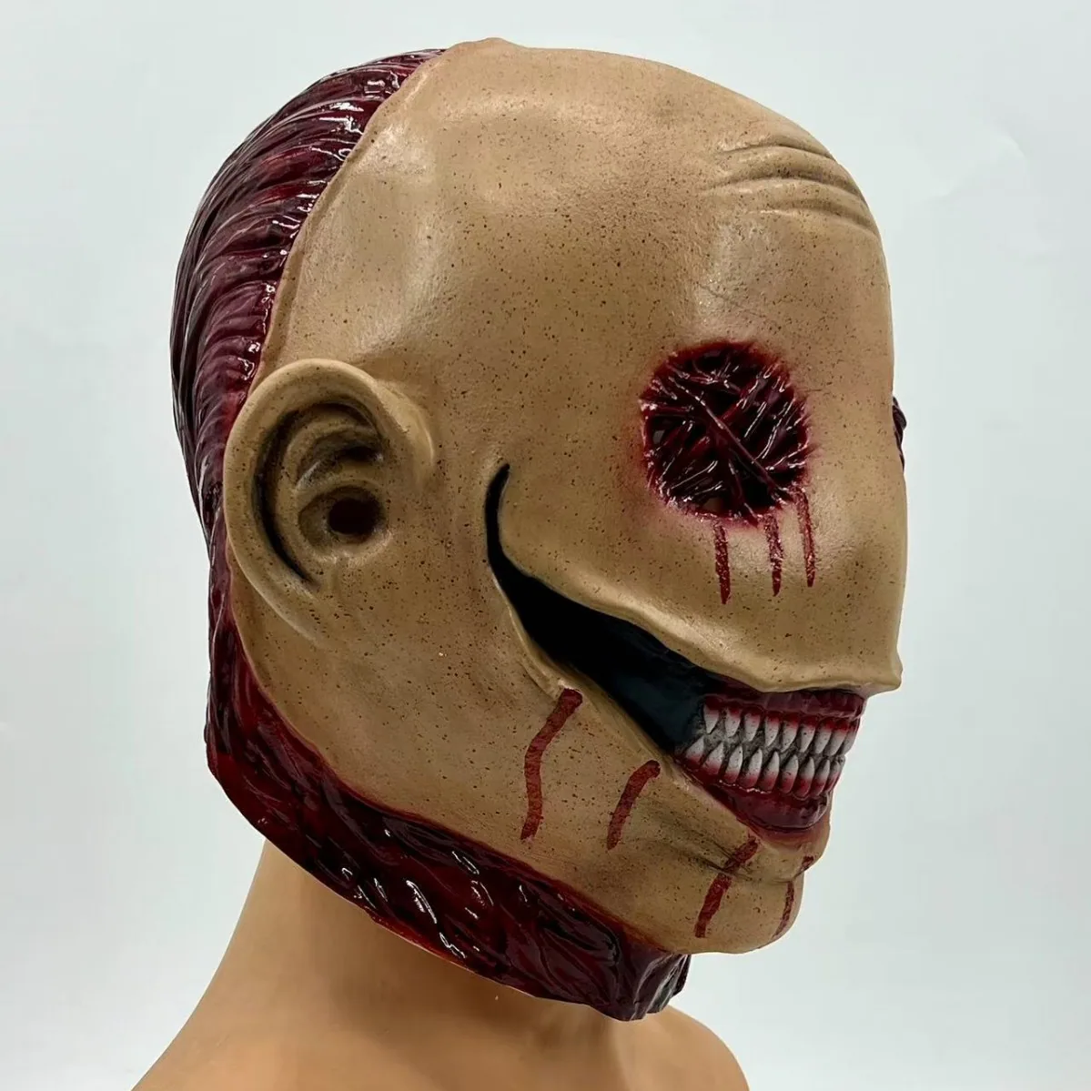 Horror Movie Joker Return 2 Glossy Headgear Mask Pennywise Halloween Funny Party Latex Mask 5
