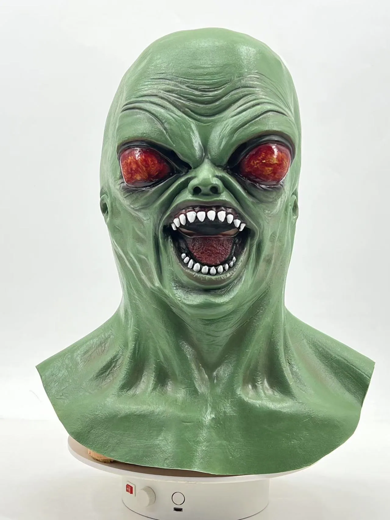 Spoof vampire mask, latex headgear, Halloween masquerade party props, horror demon zombie mask 12