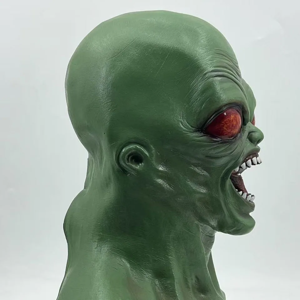 Spoof vampire mask, latex headgear, Halloween masquerade party props, horror demon zombie mask 3