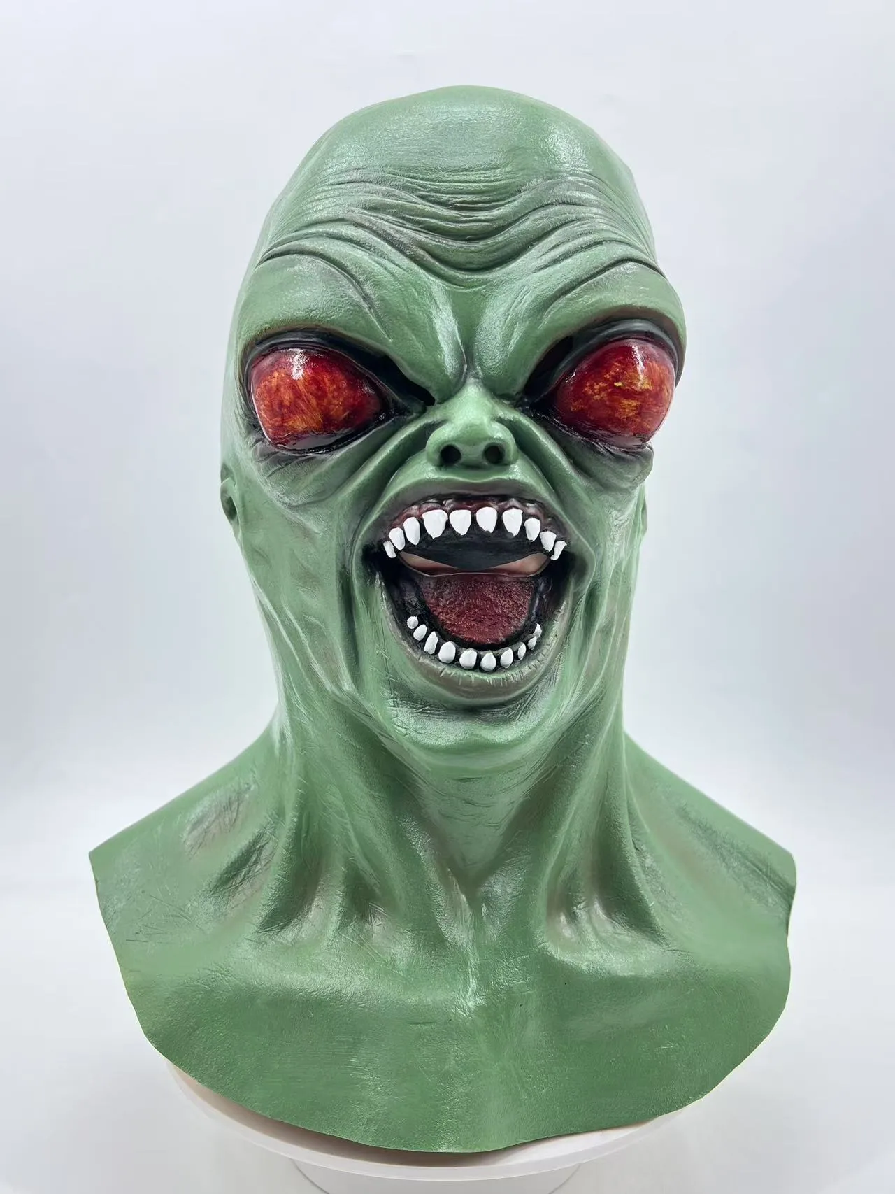 Spoof vampire mask, latex headgear, Halloween masquerade party props, horror demon zombie mask 10
