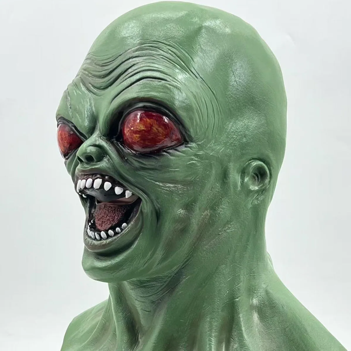 Spoof vampire mask, latex headgear, Halloween masquerade party props, horror demon zombie mask 4
