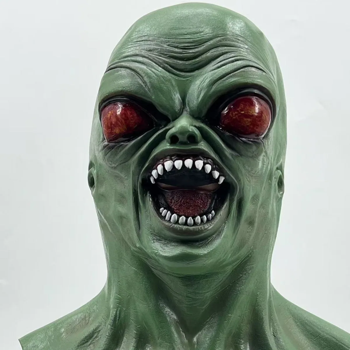Spoof vampire mask, latex headgear, Halloween masquerade party props, horror demon zombie mask 6