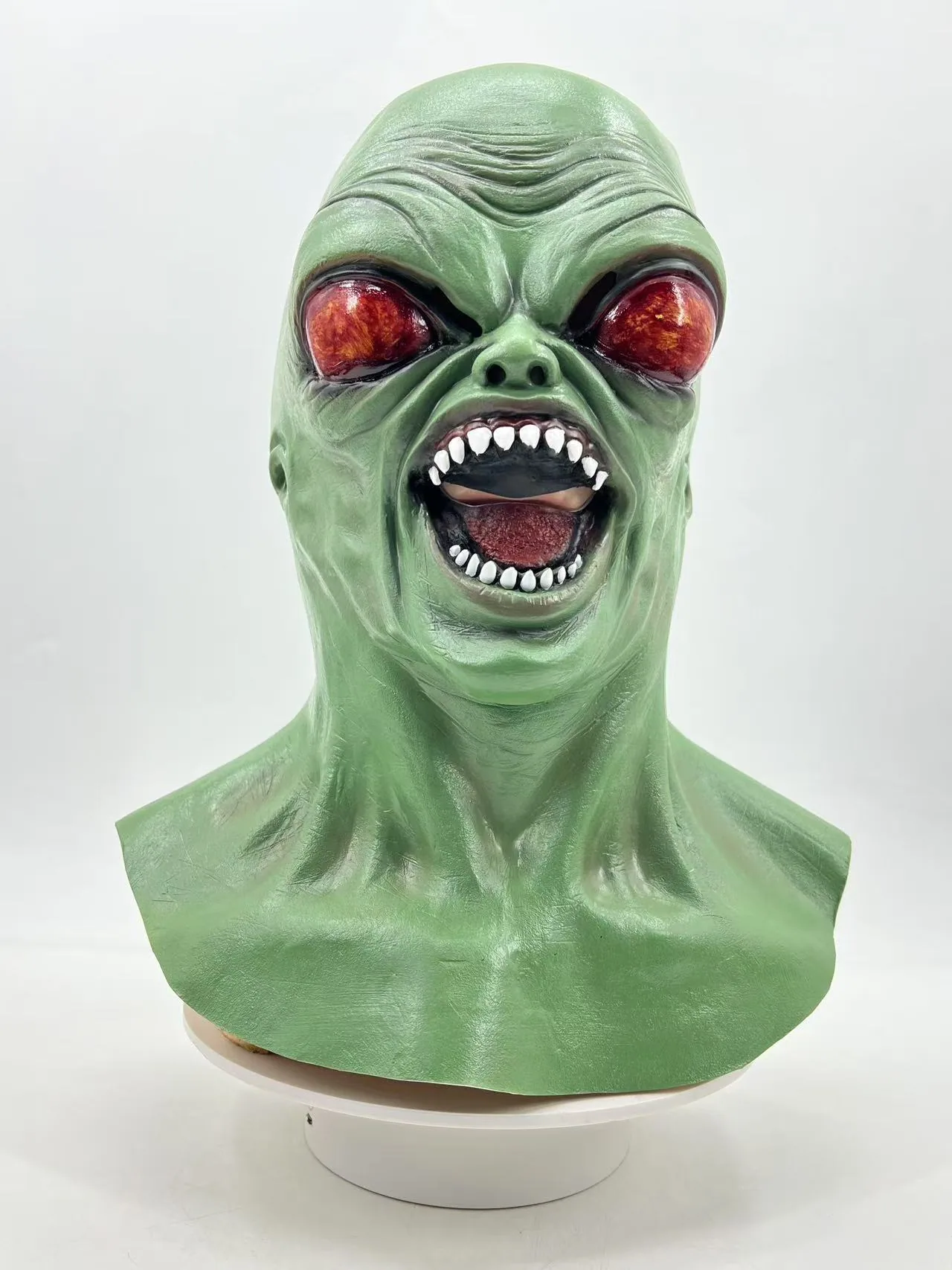 Spoof vampire mask, latex headgear, Halloween masquerade party props, horror demon zombie mask 9