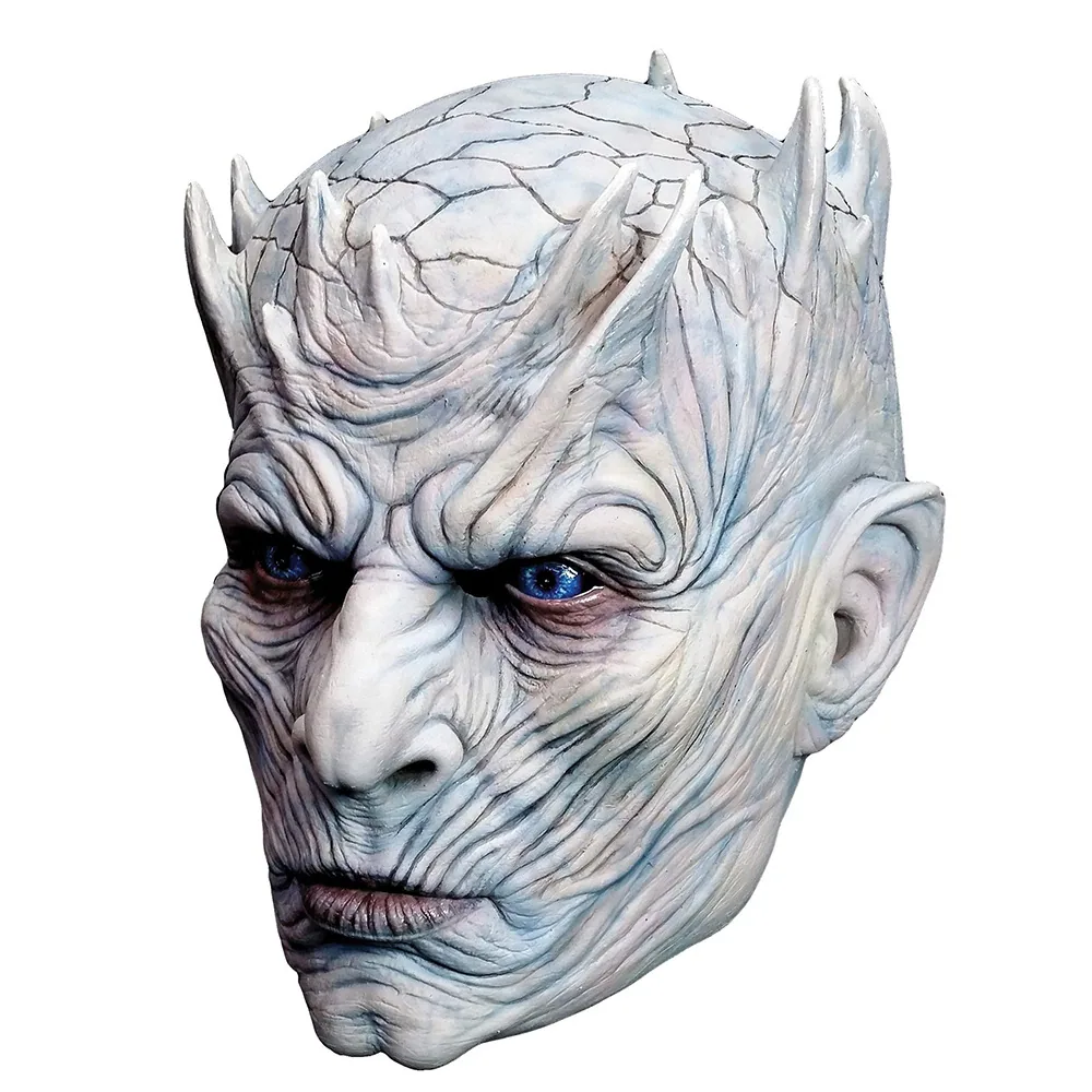 Game of Thrones cosplay Night King headgear Halloween horror haunted house props latex mask 5