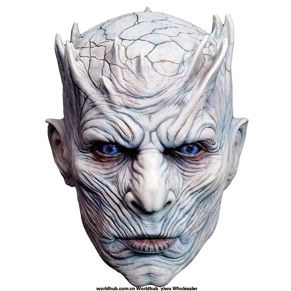Game of Thrones cosplay Night King headgear Halloween horror haunted house props latex mask