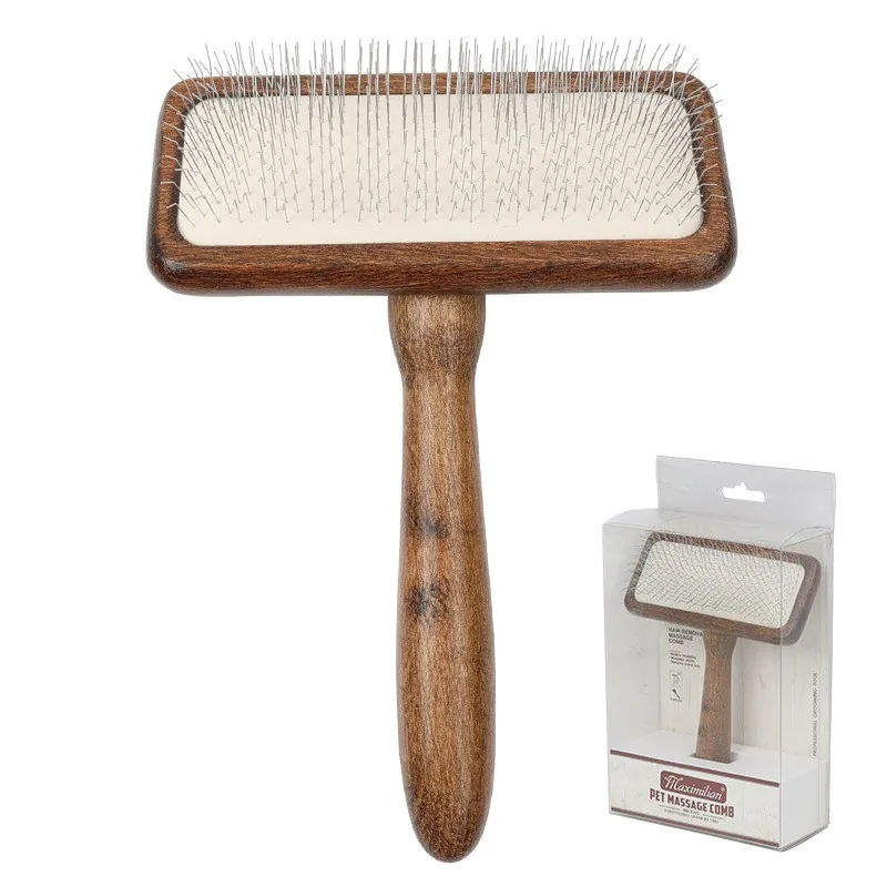 Pet comb, solid wood, antique, hair-removing cat comb, hair removal comb, dog comb, pet supplies 2