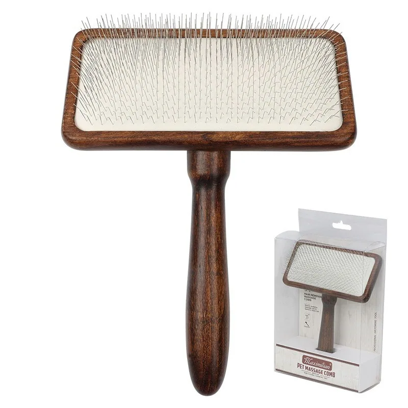 Pet comb, solid wood, antique, hair-removing cat comb, hair removal comb, dog comb, pet supplies 3
