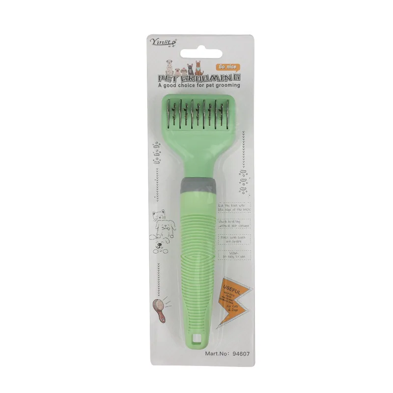 Pet comb, dog cat needle comb, row comb, open knot, pet comb, cat comb, dog and cat pet supplies comb 4