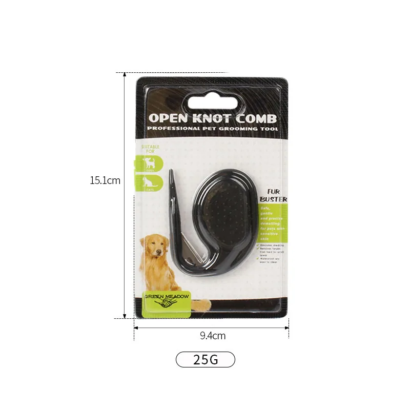 Pet supplies pet comb cat hair removal grooming comb comb dog hair knife knot comb 12