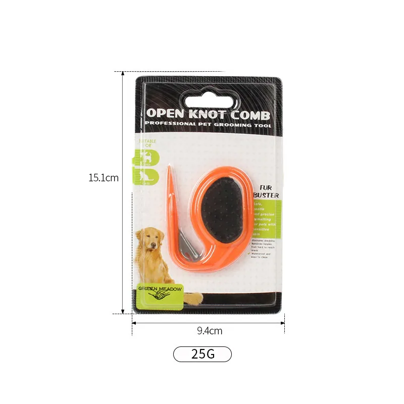 Pet supplies pet comb cat hair removal grooming comb comb dog hair knife knot comb 13