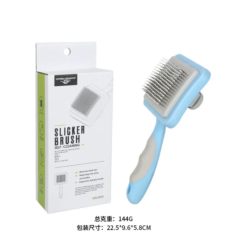 Pet supplies pet comb cat hair removal grooming comb comb dog hair knife knot comb 6