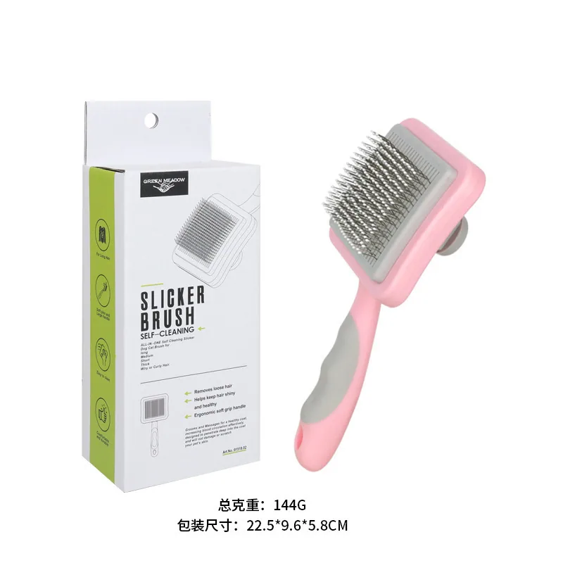 Pet supplies pet comb cat hair removal grooming comb comb dog hair knife knot comb 7