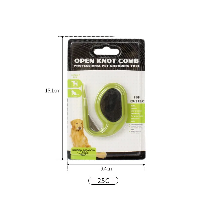 Pet supplies pet comb cat hair removal grooming comb comb dog hair knife knot comb 15