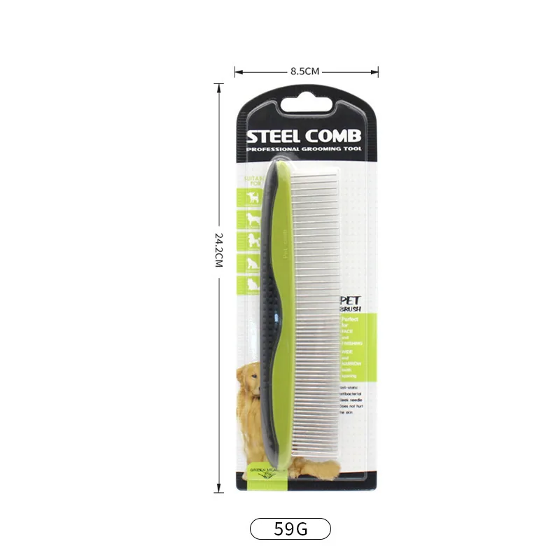 Pet supplies pet comb cat hair removal grooming comb comb dog hair knife knot comb 4