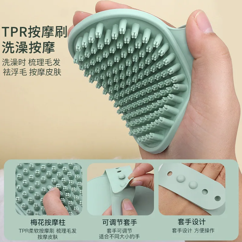 Conjunto de 8 peças para limpeza e cuidados com animais de estimação, tesoura para cabelo, lima de unhas, pente para nó, pente para animais de estimação 5