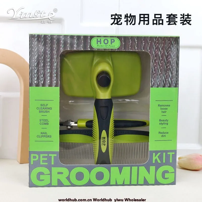 Pet supplies comb pet comb set dog comb dog cat knot comb fluffy comb pet grooming set