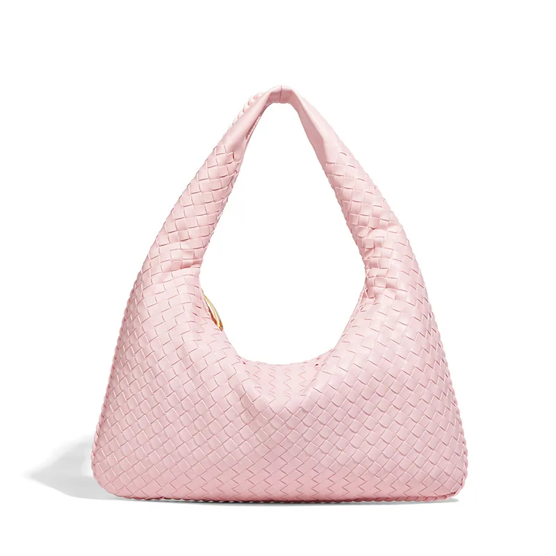 Cross-border exclusive 2025 new woven large-capacity European and American foreign trade one-shoulder hand-carried armpit womens 3