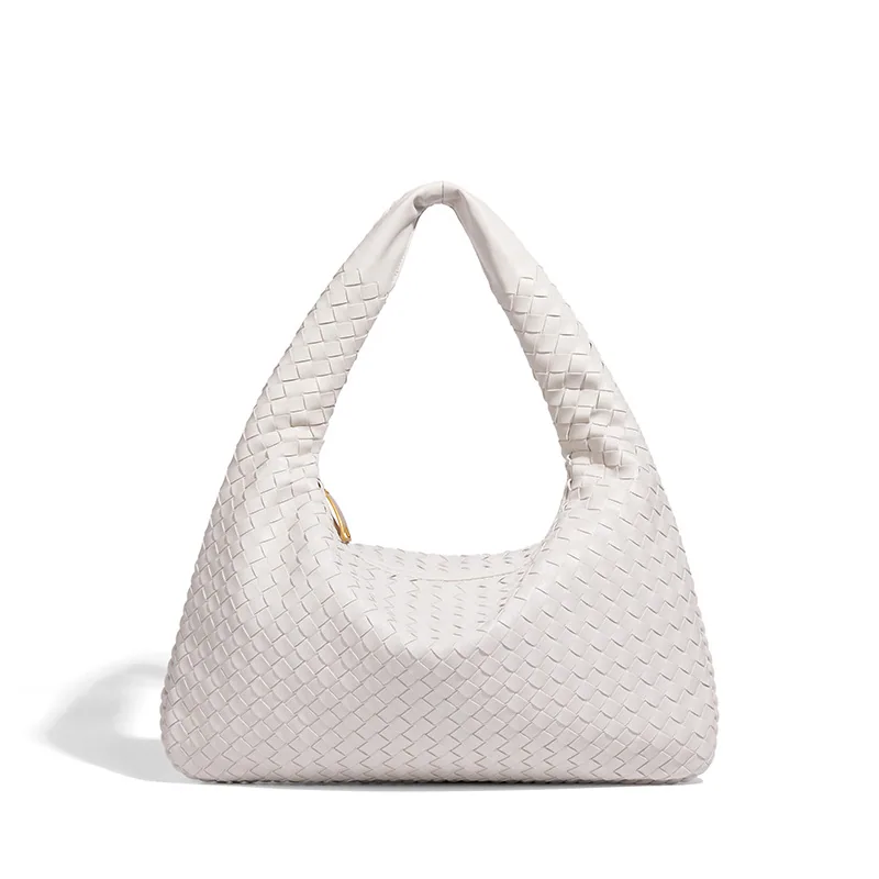 Cross-border exclusive 2025 new woven large-capacity European and American foreign trade one-shoulder hand-carried armpit womens 2