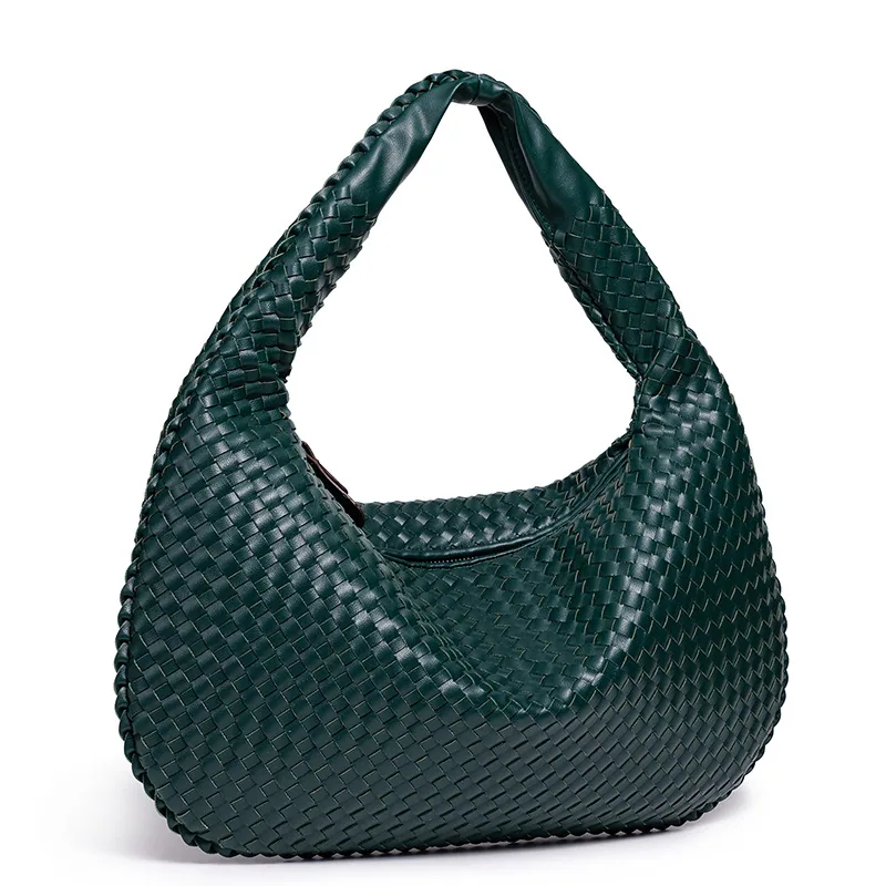 Y European and American ladies knitted shoulder slanted cross-border AliExpress explosive pure hand-knitted womens bag large cap 5