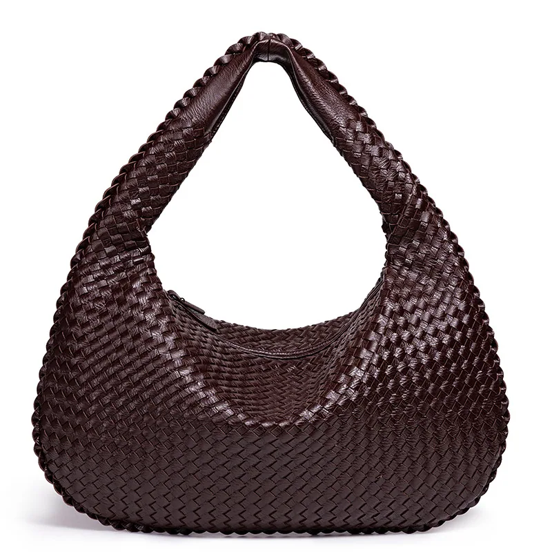 Y European and American ladies knitted shoulder slanted cross-border AliExpress explosive pure hand-knitted womens bag large cap 2