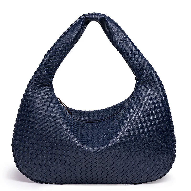 Y European and American ladies knitted shoulder slanted cross-border AliExpress explosive pure hand-knitted womens bag large cap 7
