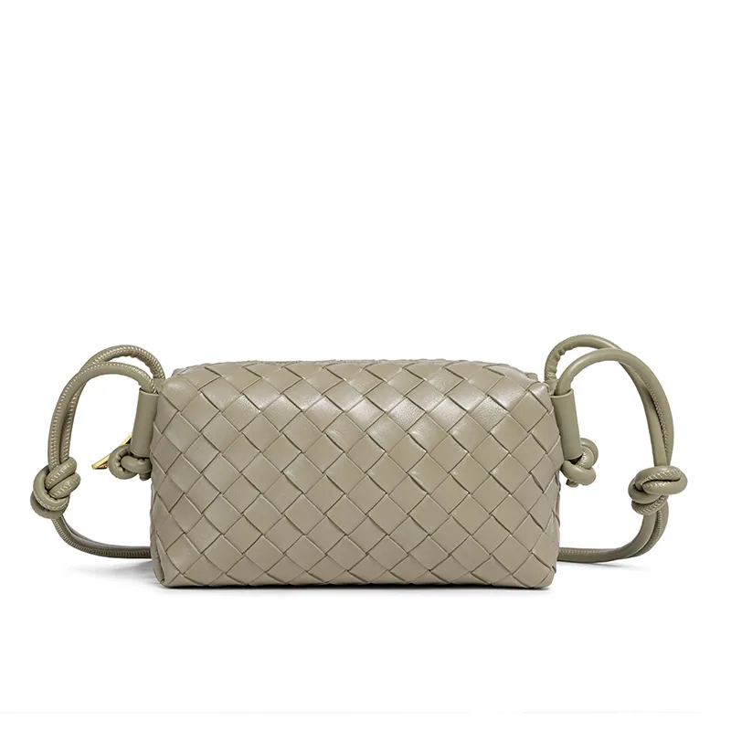 Grenzüberschreitendes neues Produkt, geprägte, gewebte kleine quadratische Tasche, Umhängetasche mit einer Schulter, Amazon AliExpress-Außenhandelsstil, hell 8