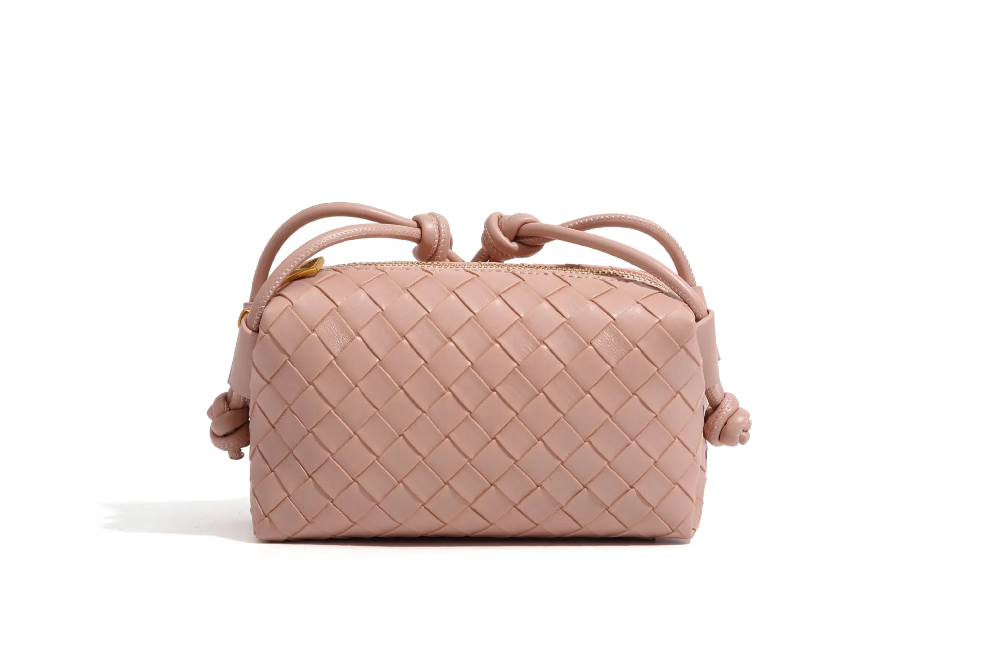 Grenzüberschreitendes neues Produkt, geprägte, gewebte kleine quadratische Tasche, Umhängetasche mit einer Schulter, Amazon AliExpress-Außenhandelsstil, hell 4