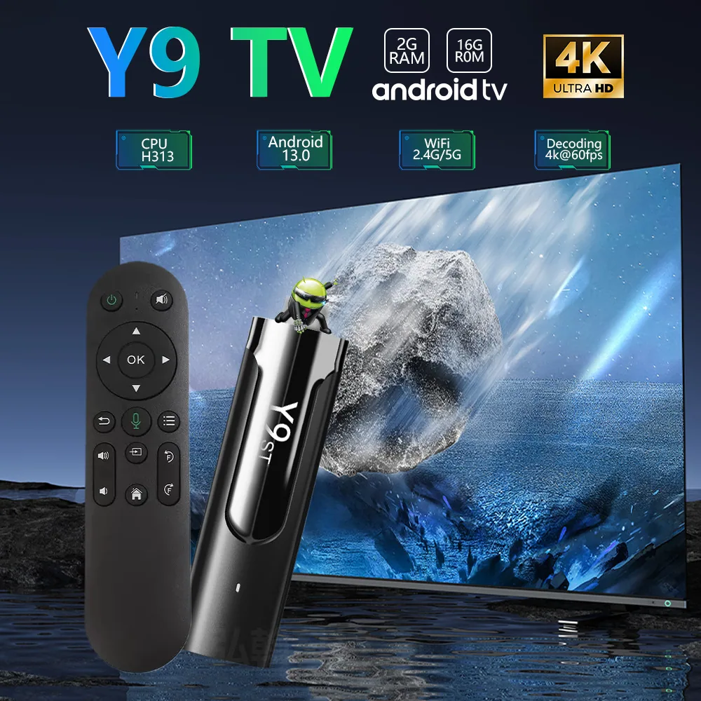 M98 Y9 Rangkaian rentas sempadan Kotak set atas TV Rangkaian WiFi Kotak set atas Peti TV Android Kotak TV perdagangan asing 2
