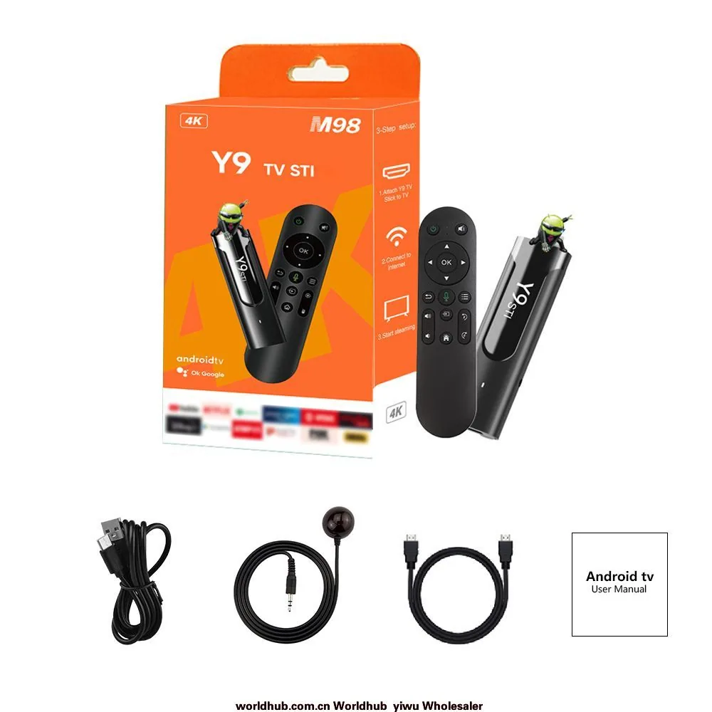 M98 Y9 Cross border network TV set-top box WiFi network set-top box Android TV box Foreign trade TV box