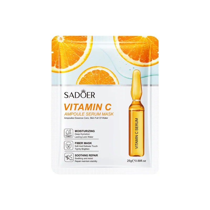 Full English Mask SADEOR Hyaluronic Acid Ampoule VC Essence Mask Facial mask Moisturizing cross-border foreign trade 2