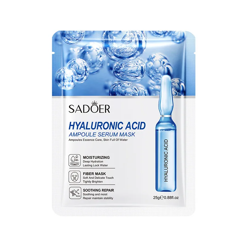 Full English Mask SADEOR Hyaluronic Acid Ampoule VC Essence Mask Facial mask Moisturizing cross-border foreign trade