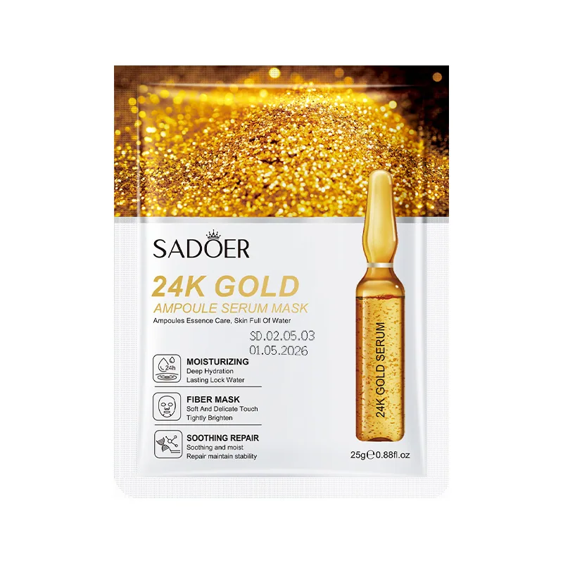 Full English Mask SADEOR Hyaluronic Acid Ampoule VC Essence Mask Facial mask Moisturizing cross-border foreign trade 3