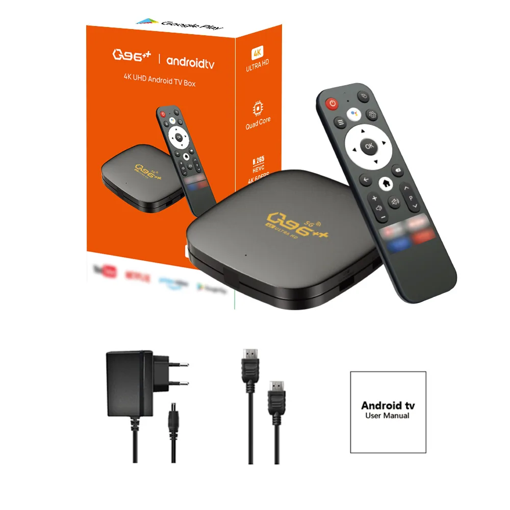 Q96++Android network TV set-top box, foreign trade TV box, WiFi network player, cross-border TV box