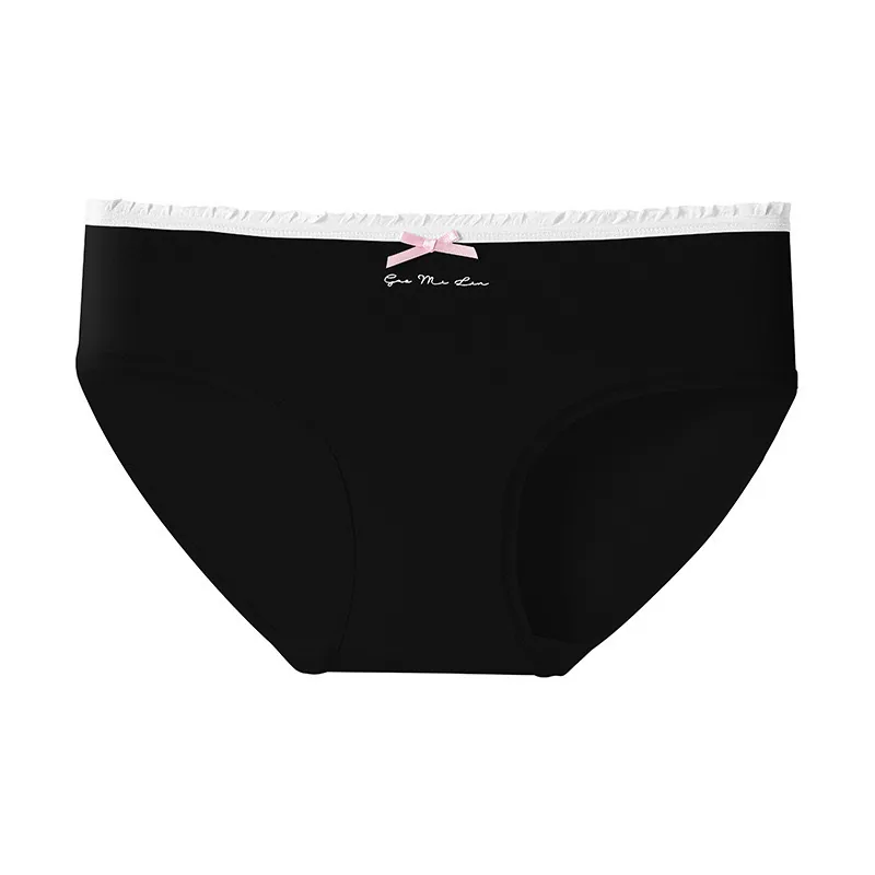 Pure cotton underwear for girls 2025 new model, all cotton antibacterial crotch womens shorts, no trace, waist waist bag, buttoc 5