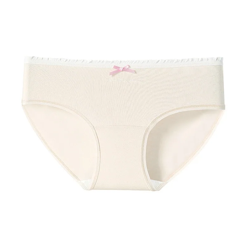 Pure cotton underwear for girls 2025 new model, all cotton antibacterial crotch womens shorts, no trace, waist waist bag, buttoc 6