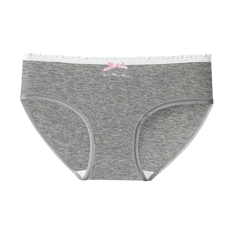 Pure cotton underwear for girls 2025 new model, all cotton antibacterial crotch womens shorts, no trace, waist waist bag, buttoc 2