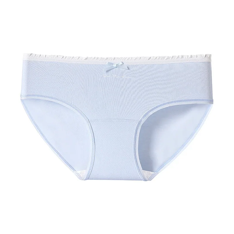 Pure cotton underwear for girls 2025 new model, all cotton antibacterial crotch womens shorts, no trace, waist waist bag, buttoc 4