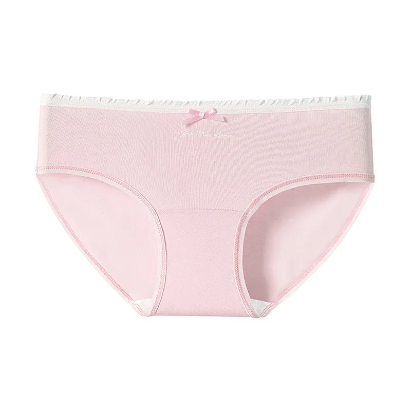 Pure cotton underwear for girls 2025 new model, all cotton antibacterial crotch womens shorts, no trace, waist waist bag, buttoc