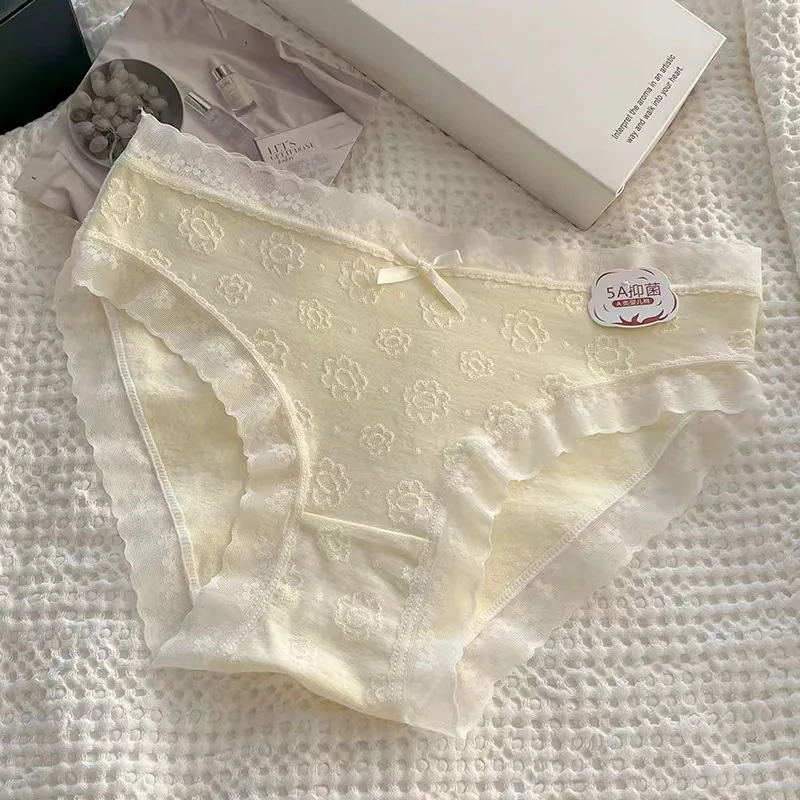A-class baby cotton mid waist girls underwear, womens pure cotton, all cotton 5A antibacterial girls style, Japanese plus size w 5