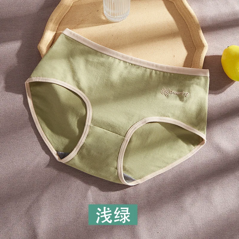 Underwear for women in summer, thin cotton, antibacterial graphene, medium waist, Japanese style, cute girls, wholesale of women 3