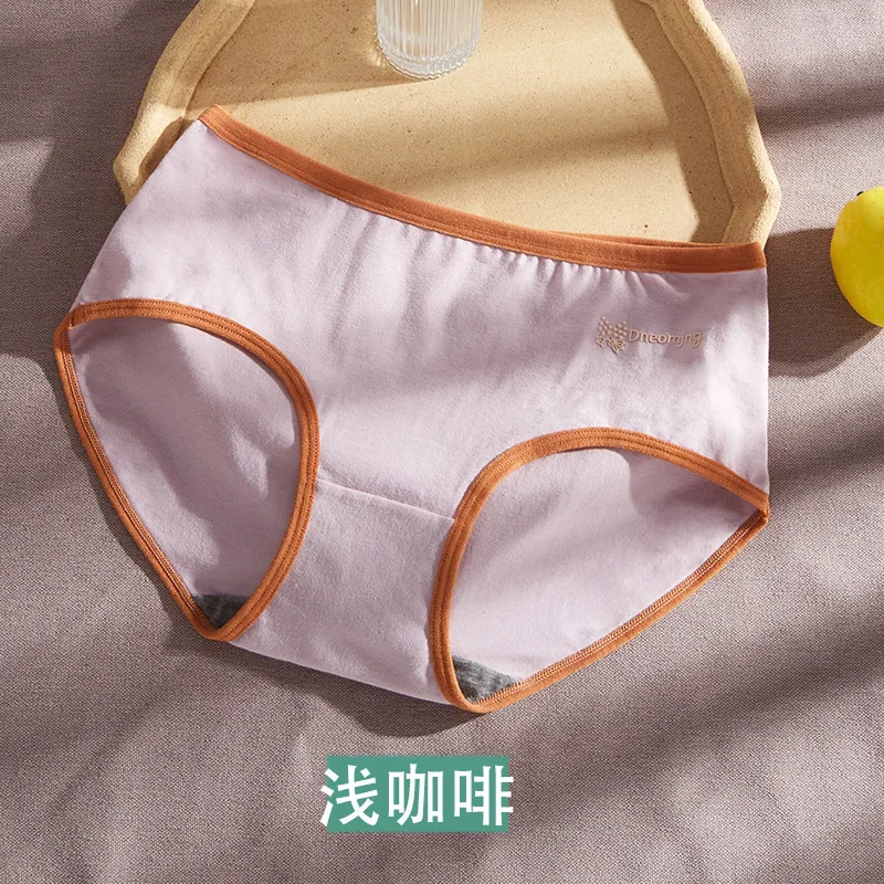 Underwear for women in summer, thin cotton, antibacterial graphene, medium waist, Japanese style, cute girls, wholesale of women 5