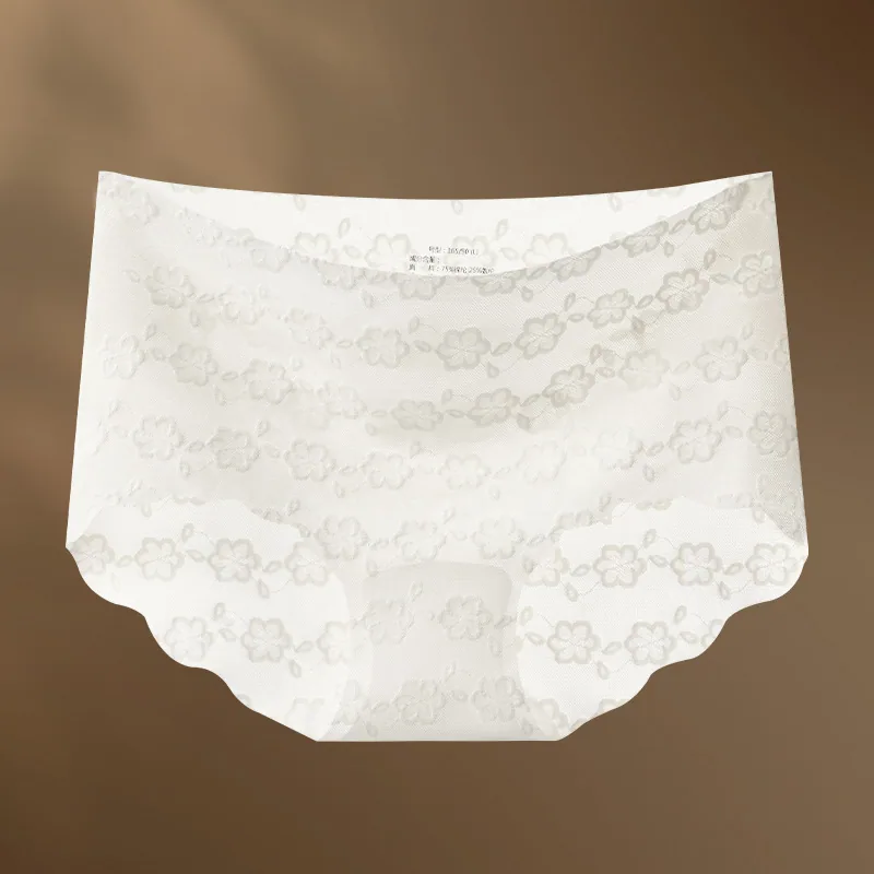 Pure Desire Style Lace Jacquard Underwear Womens Summer One Piece Invisible Pants Sexy, Breathable, High Elasticity, Comfor and 3