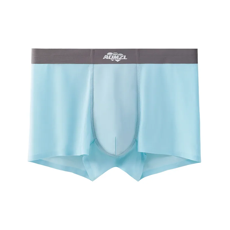 Zhongshan-Unterwäsche, Herren-Unterwäsche aus Eisseide, nahtlose Maskenhose, Sommer-Boxershorts für Jungen, Boxershorts, ein Stück Lieferung