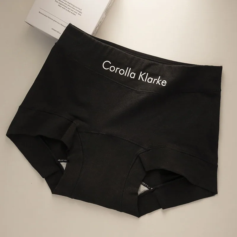 7a Xinjiang pure cotton womens boxer shorts type A antibacterial extended crotch full cotton buttock-covering large size womens 5